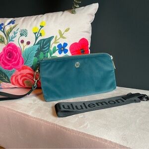 lululemon athletica wallet / wristlet and Never lost keychain.